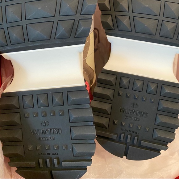 VALENTINO GARAVANI Rockrunner Up leather sneakers - Picture 5 of 15